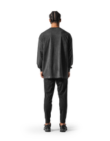 Extend Cotton Long Sleeve T-Shirt - Black