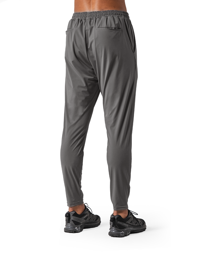 Wappen Stretch Slim Straight Pants - D.Grey