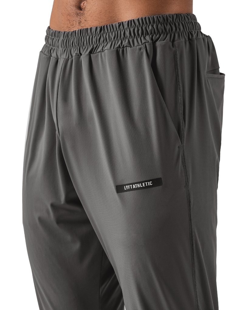 Wappen Stretch Slim Straight Pants - D.Grey