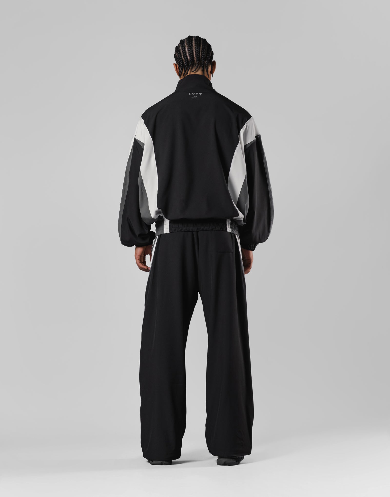 2 Line Oversized Track Jacket - Black – LÝFT