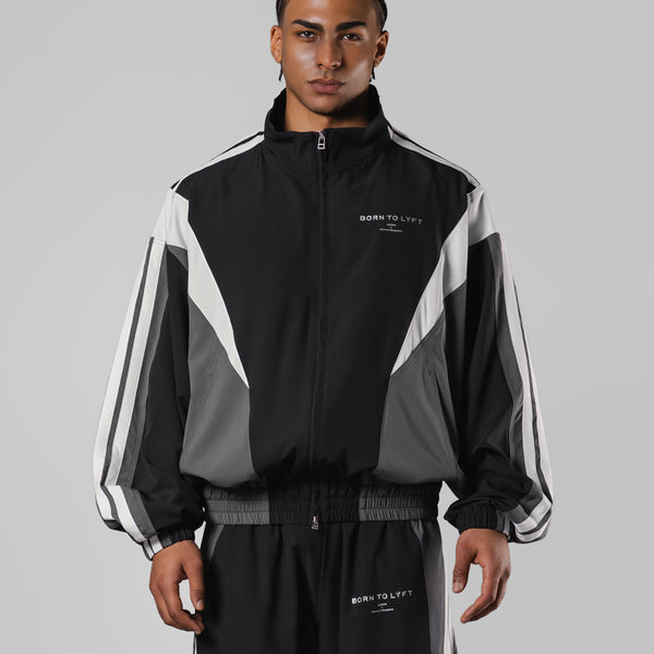 リフト トラックジャケット 2 Line Oversized Track Jacket - Black – LÝFT