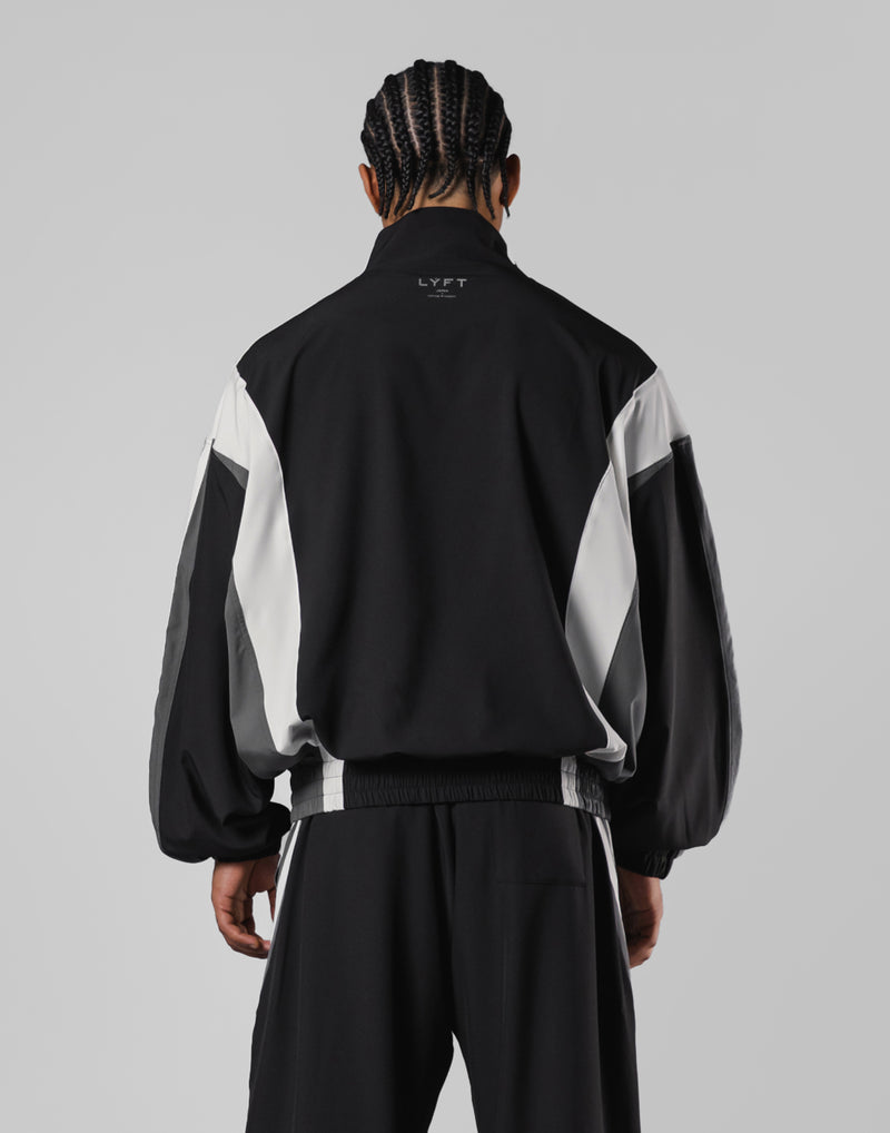 LYFT TAPE TRACK JACKET - Sサイズ　グリーン Men's Moisture Wicking Quick Dry Performance Reflective Track