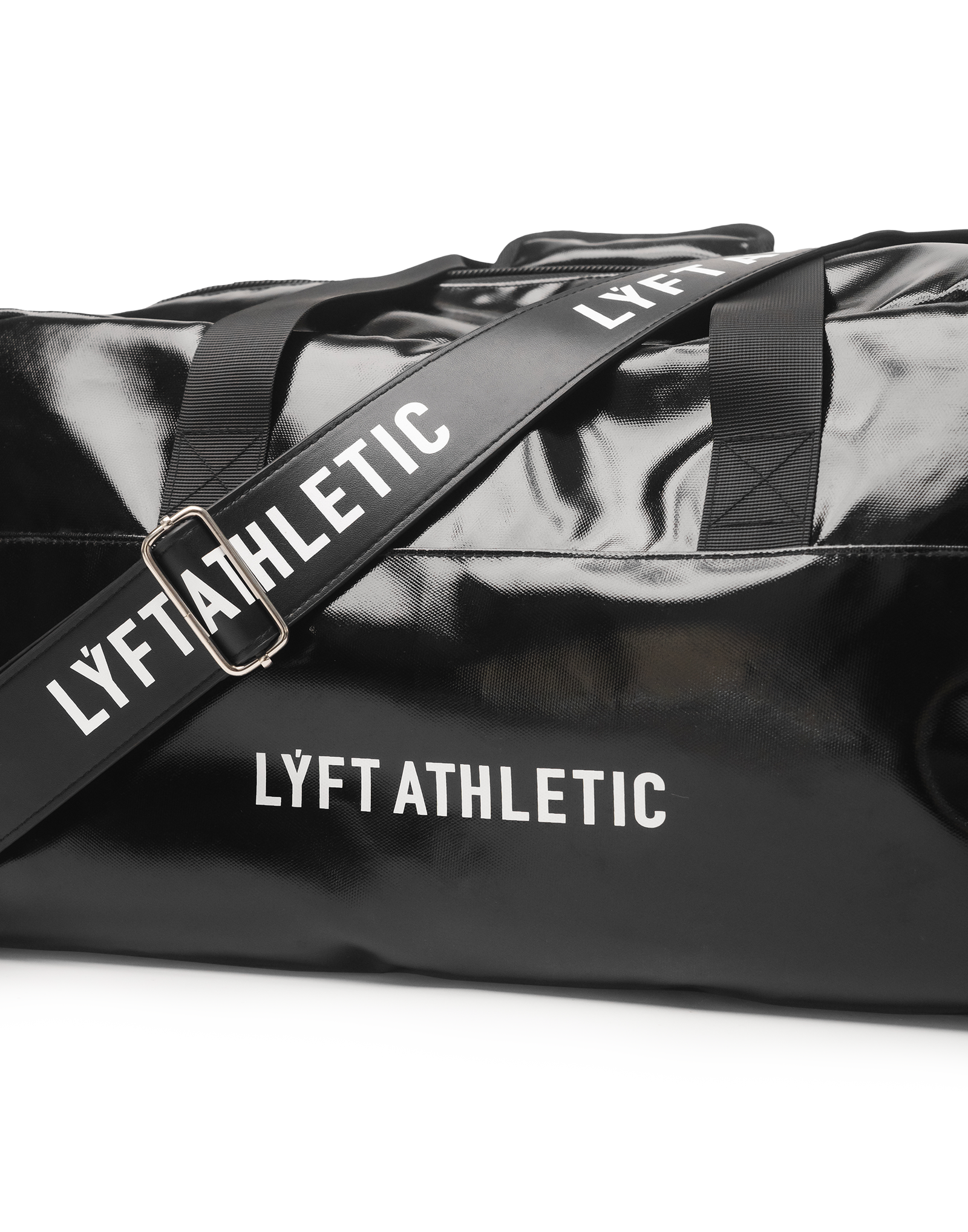 LÝFT 2Way Enamel Duffle Bag - Black LÝFT 2Way Enamel Duffle Bag - Black