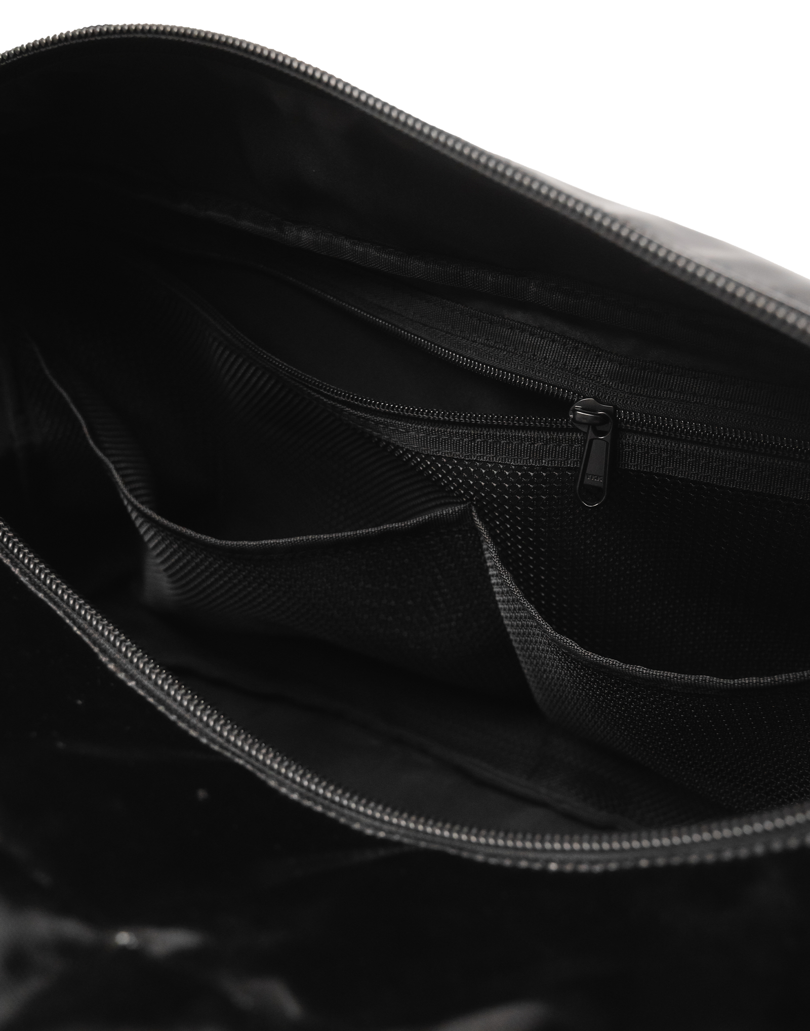 LÝFT 2Way Enamel Duffle Bag - Black
