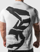 Faded Graphic Slim Fit T-Shirt - White