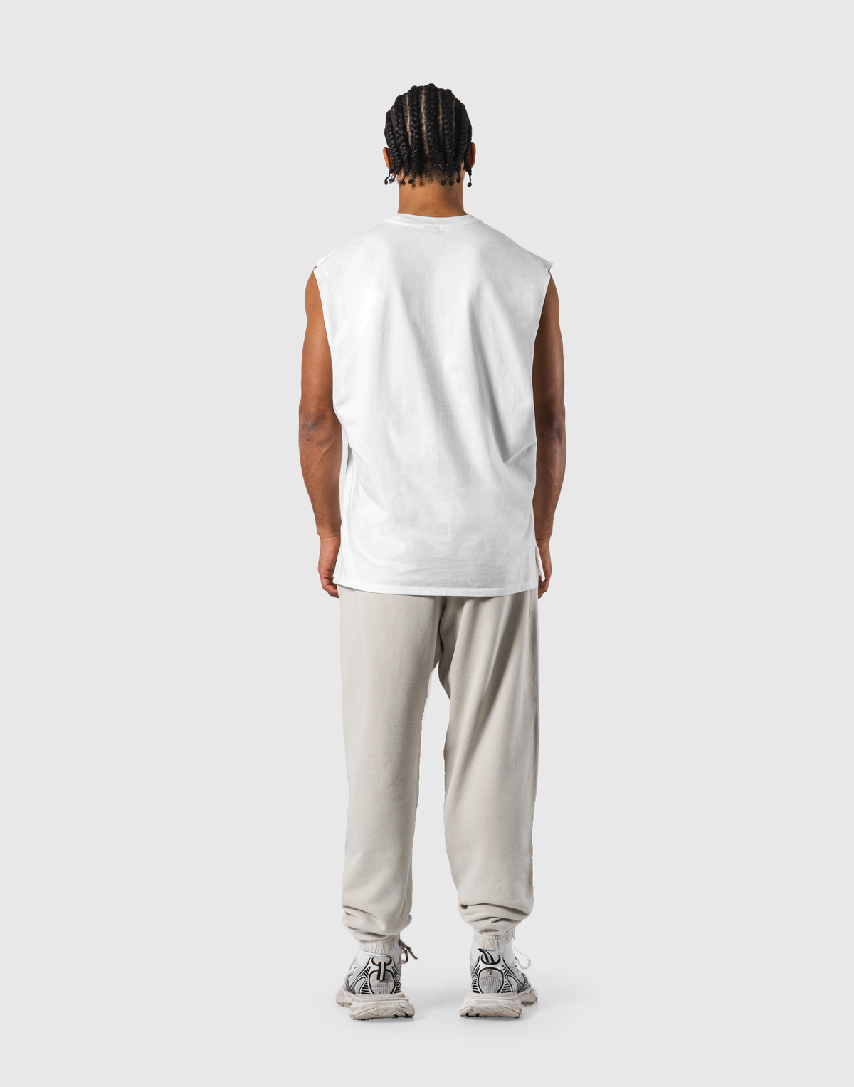 Panther Ý Graphic Vintage Tanktop - White