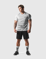 Faded Graphic Slim Fit T-Shirt - White