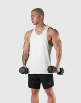 One Point Logo Training Tanktop - White