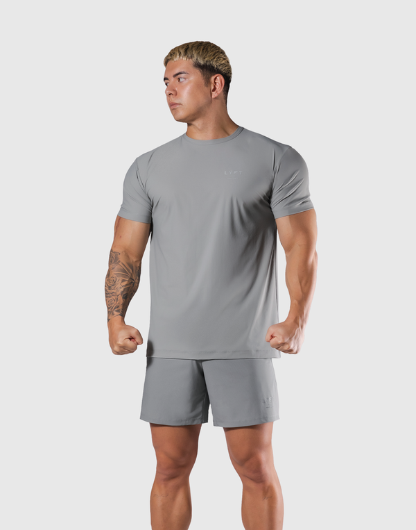 Stretch Nylon Standard T-Shirt - Grey – LÝFT