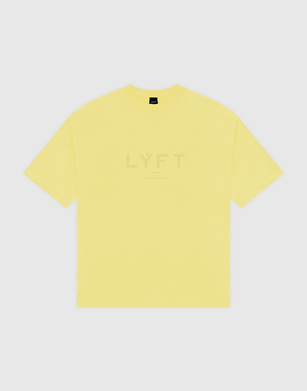 LÝFT Logo Big T-Shirt V.2 - Yellow