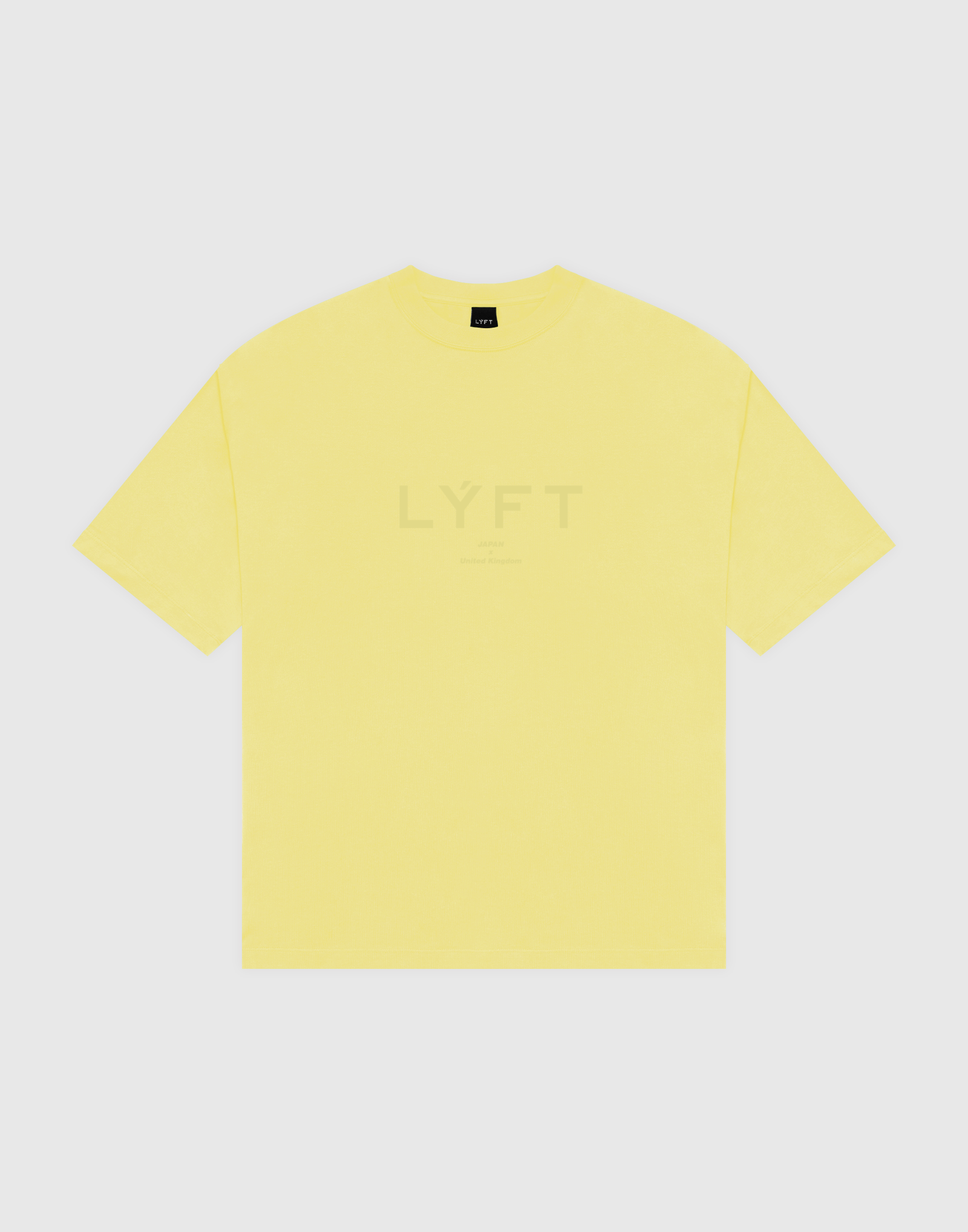 LÝFT Logo Big T-Shirt V.2 - Yellow