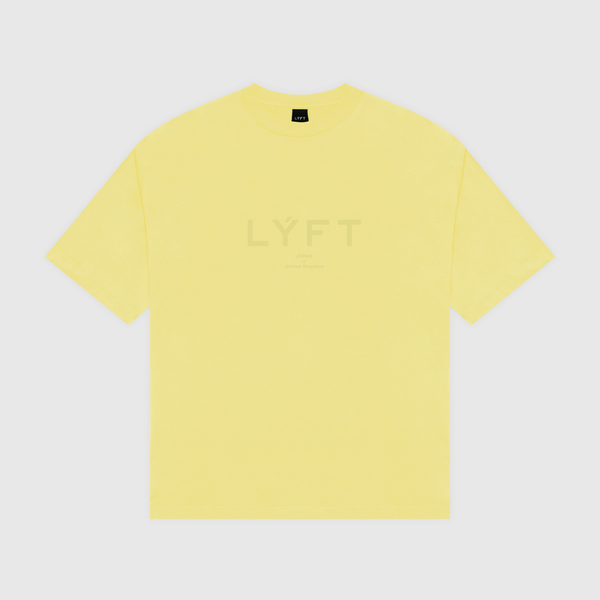 LÝFT Logo Big T-Shirt V.2 - Yellow