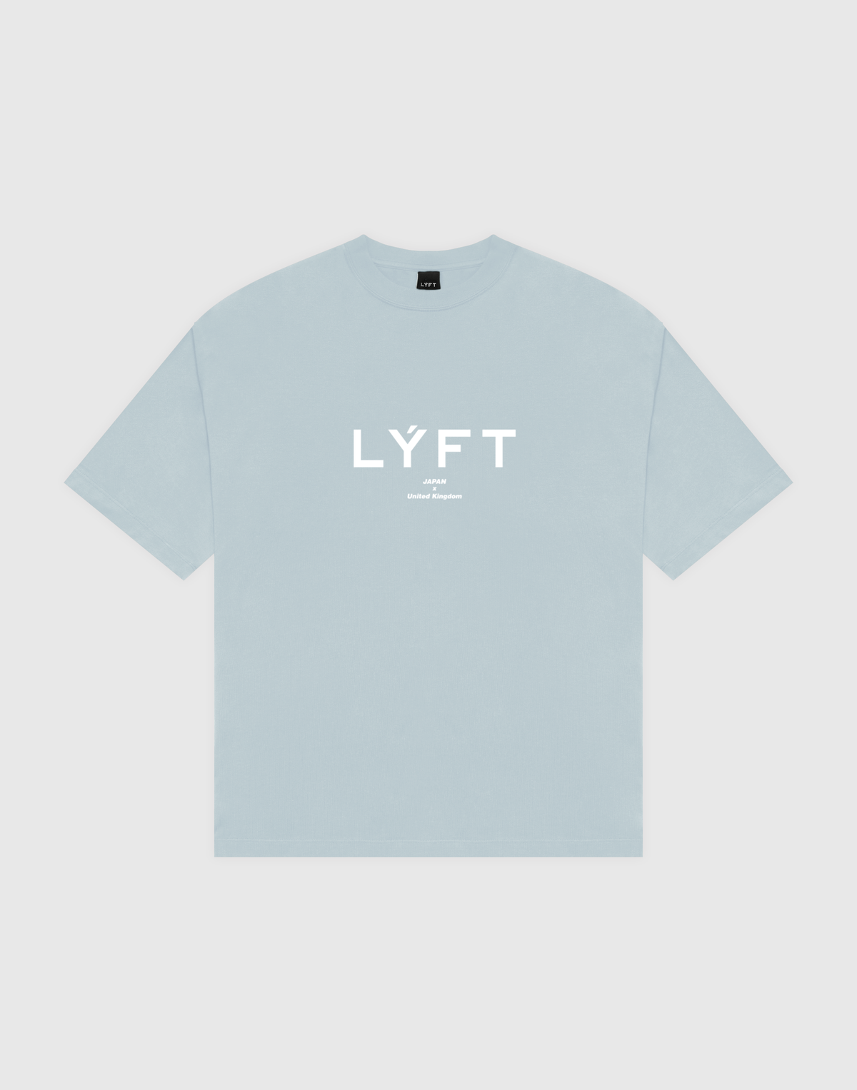 LÝFT Logo Big T-Shirt V.2 - L.Blue