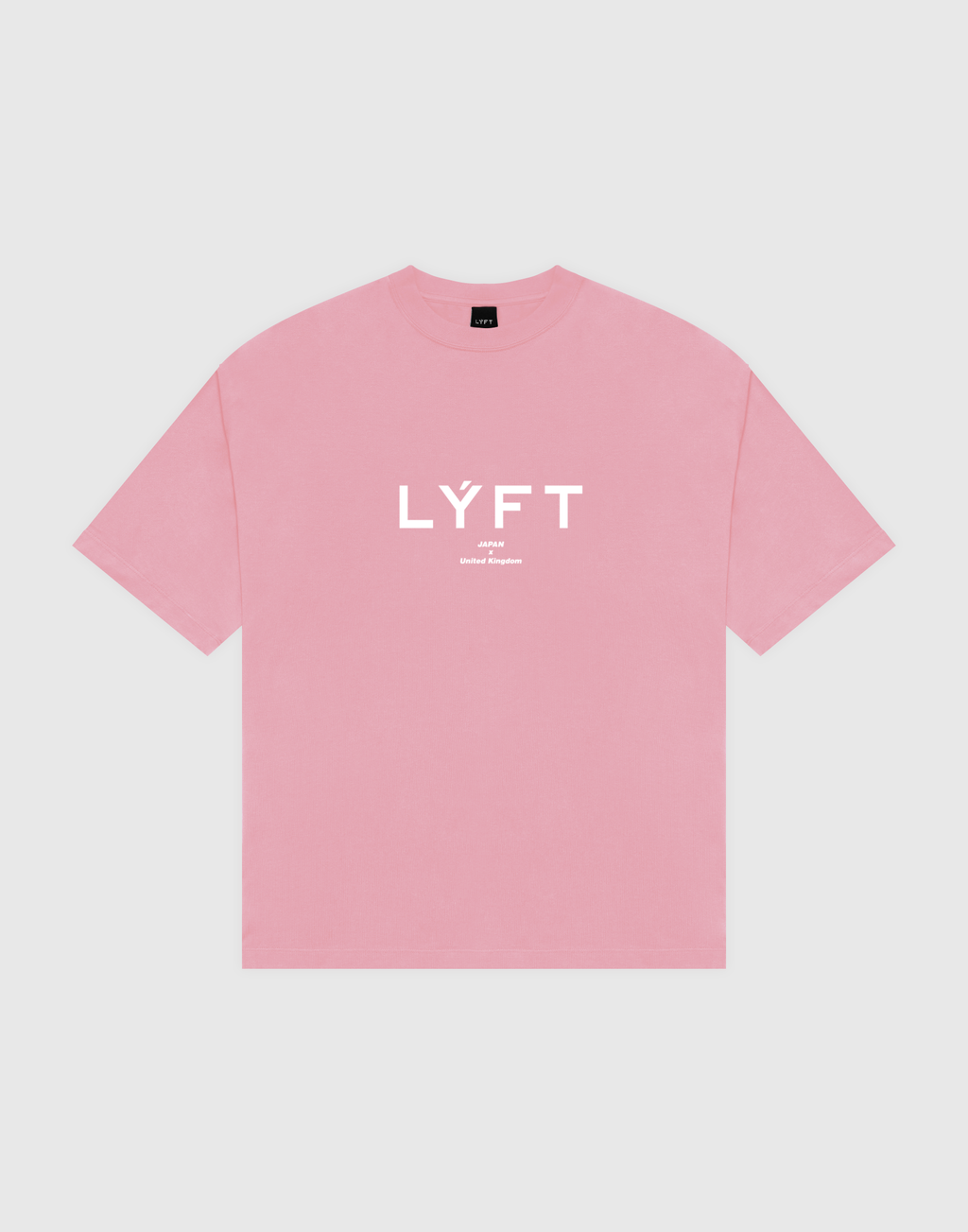 LÝFT Logo Big T-Shirt V.2 - Pink