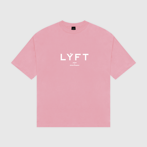 LÝFT Logo Big T-Shirt V.2 - Pink