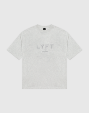 LÝFT Logo Big T-Shirt V.2 - Mix Beige