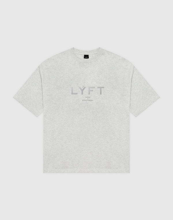 LÝFT Logo Big T-Shirt V.2 - Mix Beige