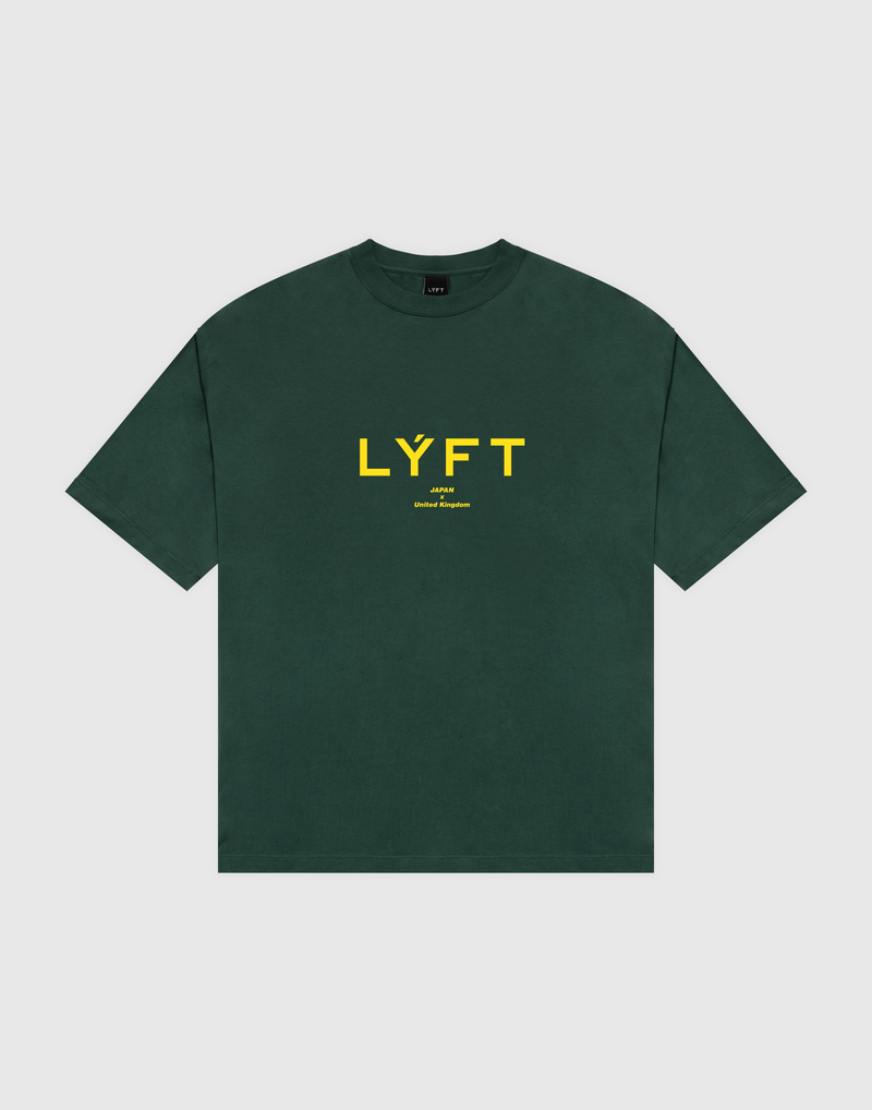 LÝFT Logo Big T-Shirt V.2 - Green