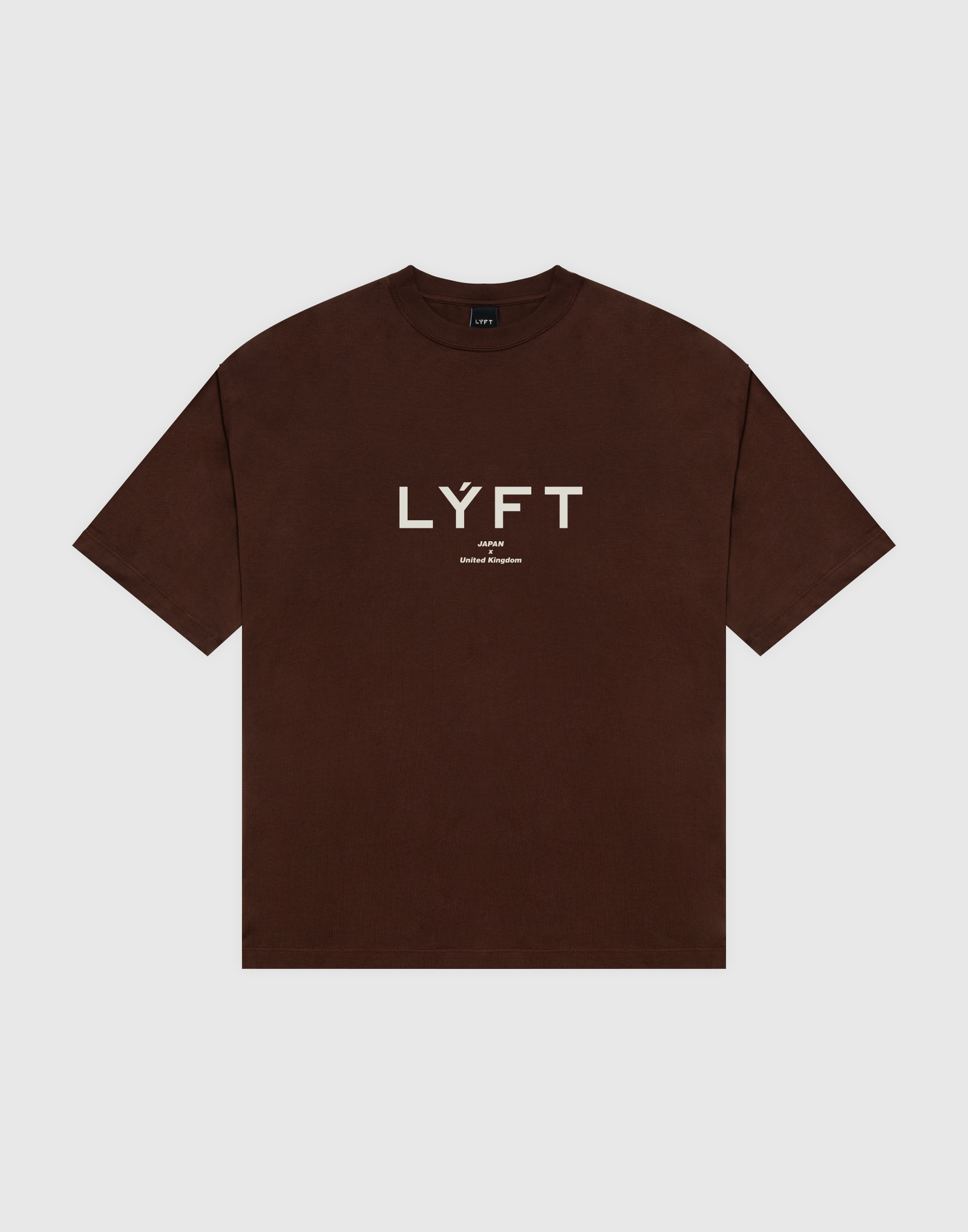 LÝFT Logo Big T-Shirt V.2 - Brown