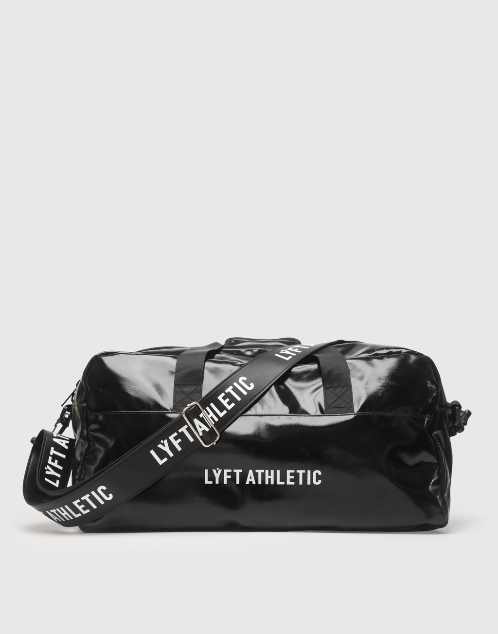 LÝFT 2Way Enamel Duffle Bag - Black LÝFT 2Way Enamel Duffle Bag - Black