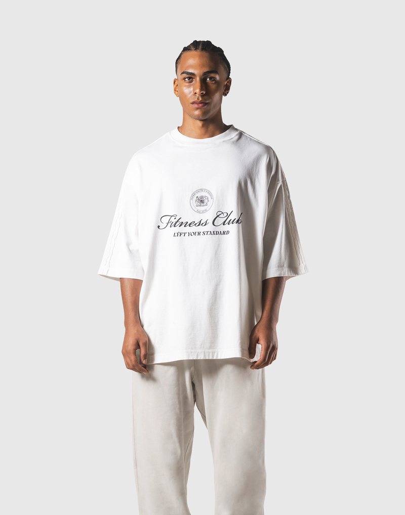 Vintage Emblem Extra Big T-Shirt - White – LÝFT