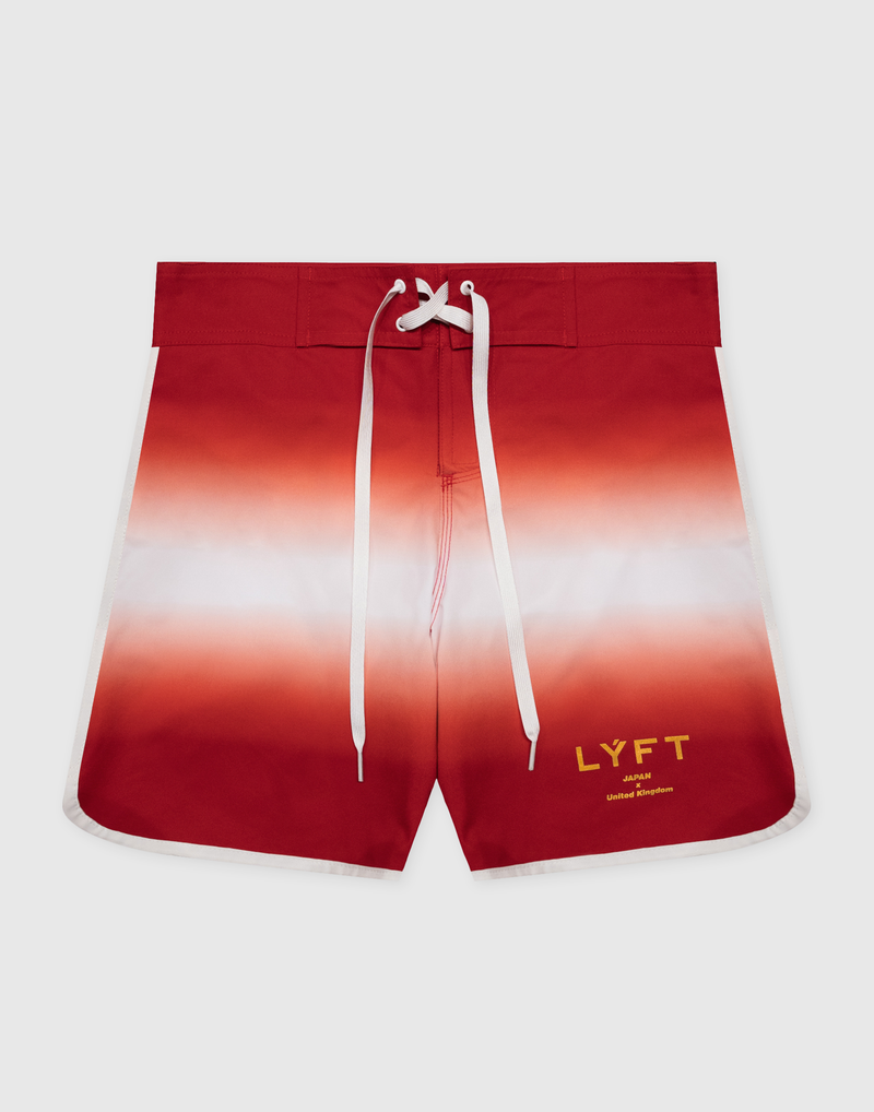 LÝFT Original Graphic Stage Shorts - Junpei Taguchi Type - White Patte