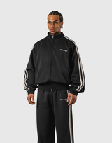 2Line Side Tape Track Jacket - Black