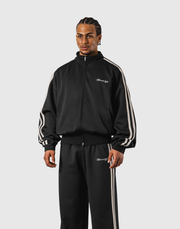2Line Side Tape Track Jacket - Black