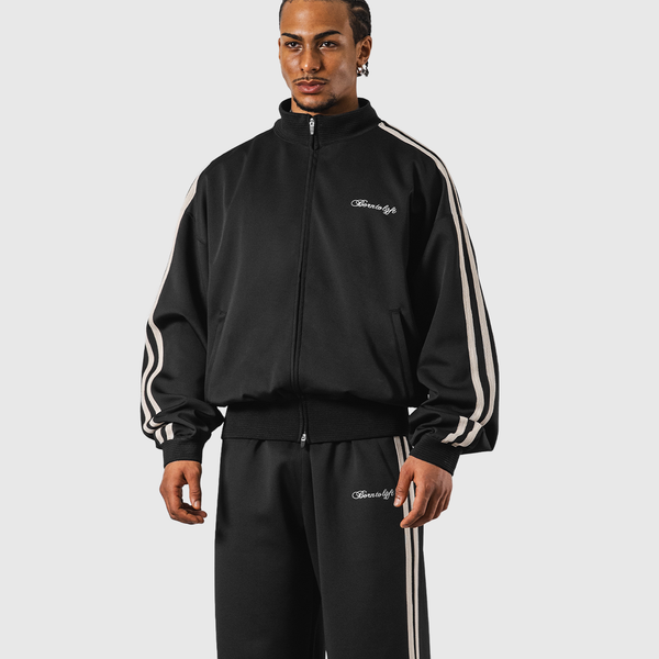 2Line Side Tape Track Jacket - Black – LÝFT