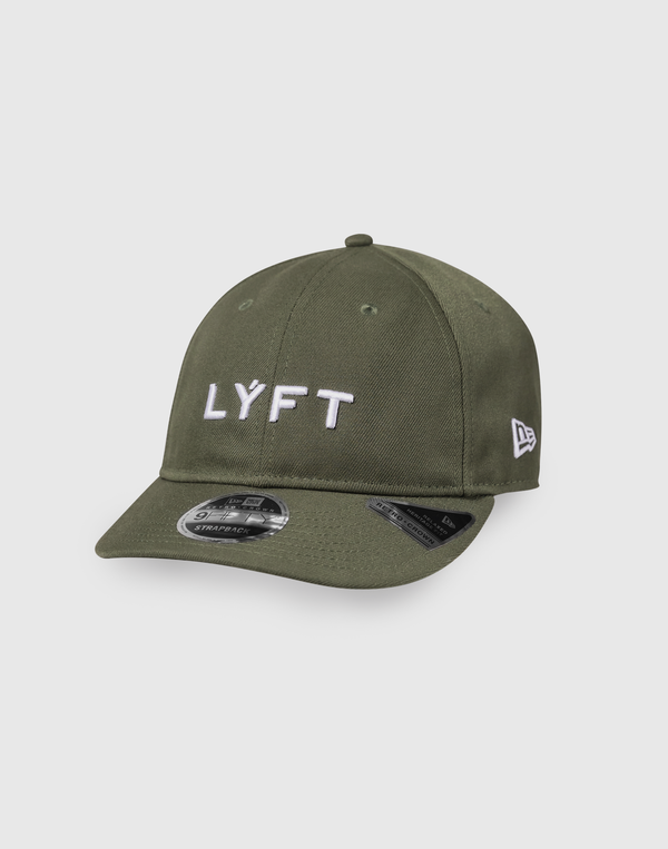 LYFT New Era ブラックベースボールキャップ LÝFT × New Era 9FIFTY - Olive