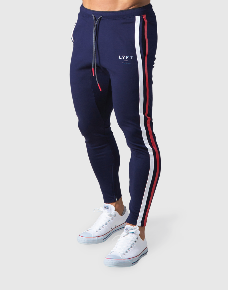 LYFT Stretch 2 Line Pants - Navy – LÝFT
