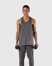 One Point Logo Training Tanktop - D.Grey