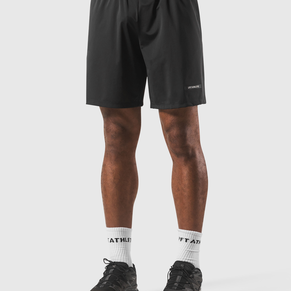Waist LÝFT Logo Athletic Shorts - Black