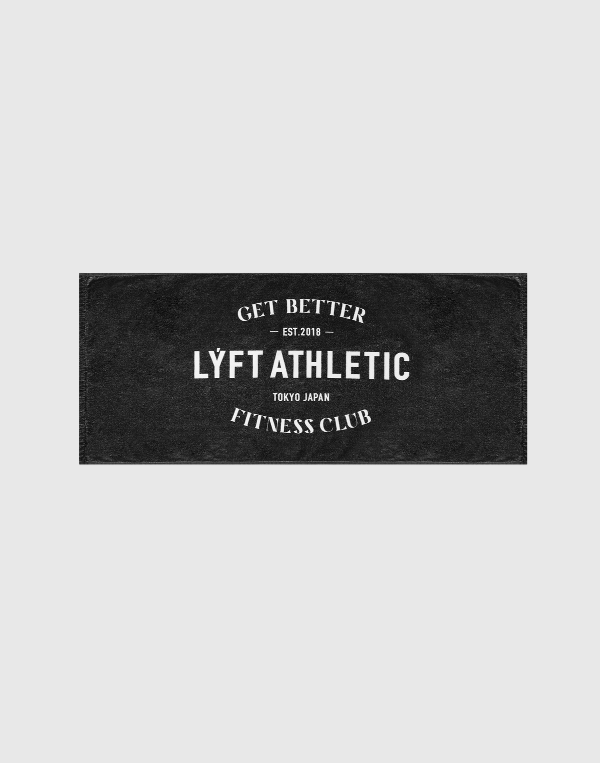 LÝFT Athletic Logo Towel - Black