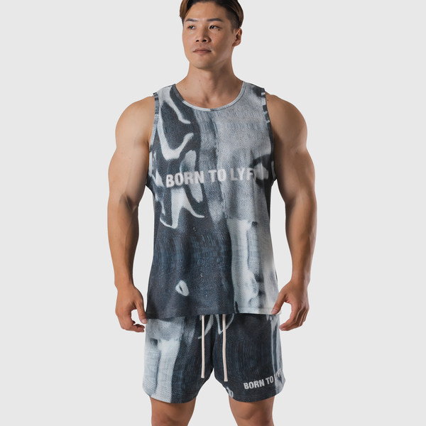 トップス LYFT BTL GRAPHIC MESH TANKTOP SHORTS BTL Graphic Mesh Tanktop - Black – LÝFT