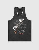 LÝFT × WIND AND SEA Graphic Tanktop - Black