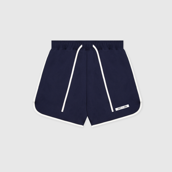 LÝFT × WIND AND SEA WAPPEN SHORTS LÝFT × WIND AND SEA Wappen Shorts - Navy