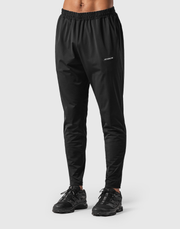 Wappen Stretch Slim Straight Pants - Black