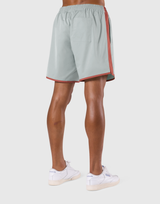 Side Pattern Wide Shorts - L.Blue
