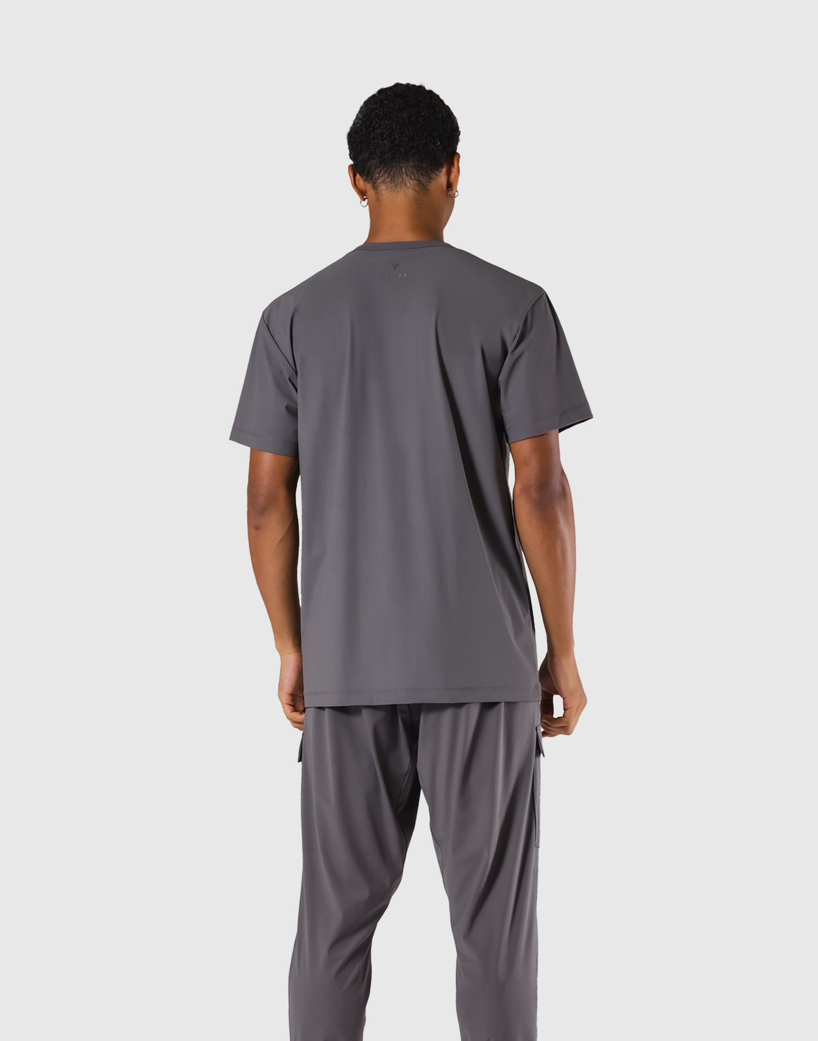 Stretch Nylon Standard T-Shirt - D.Grey – LÝFT Stretch Nylon Standard T-Shirt - D.Grey – LÝFT