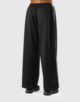 2 Line Side Tape Track Pants - Black