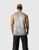 Death Metal Logo Vintage Mesh Tanktop - Ivory
