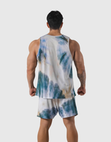BTL Graphic Mesh Tanktop - L.Blue