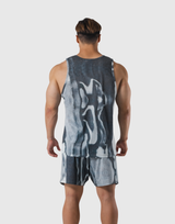 BTL Graphic Mesh Tanktop - Black