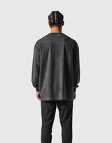 Extend Cotton Long Sleeve T-Shirt - Black