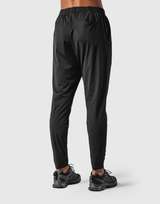 Wappen Stretch Slim Straight Pants - Black
