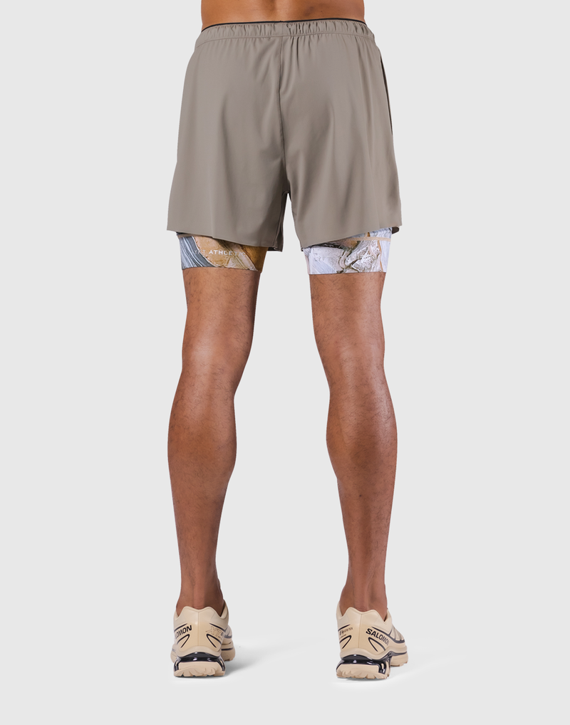 【完売品】LYFT STRETCH NYLON SHORTS - Lサイズ Layered Stretch Nylon Shorts - Beige – LÝFT
