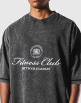 Vintage Emblem Extra Big T-Shirt - Black