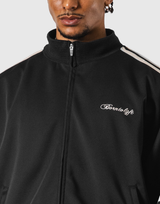 2Line Side Tape Track Jacket - Black