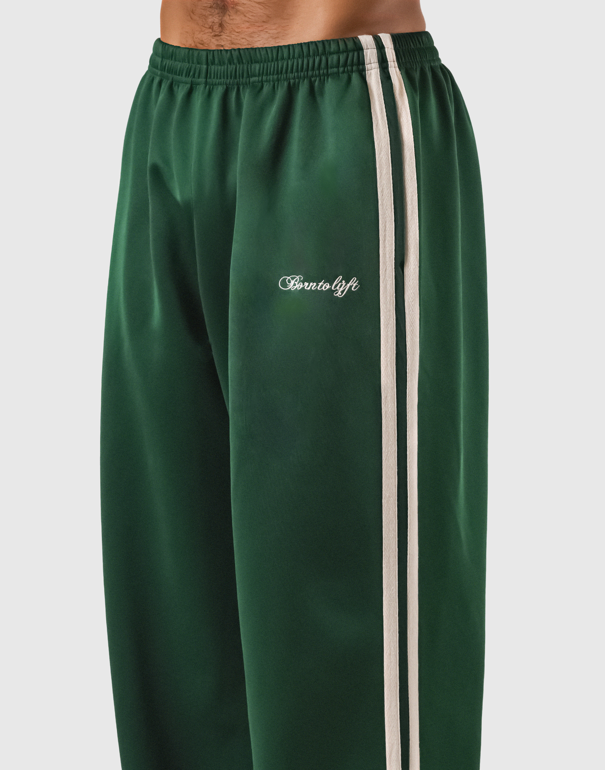 2Line Side Tape Track Pants - Green